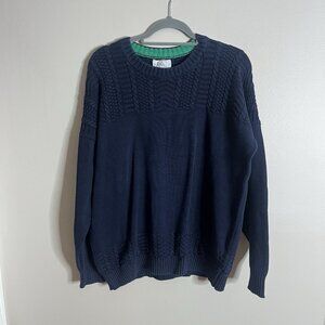 Clan Royal Size 44 Heavy Cotton Scottish Vintage Fishermans Sweater